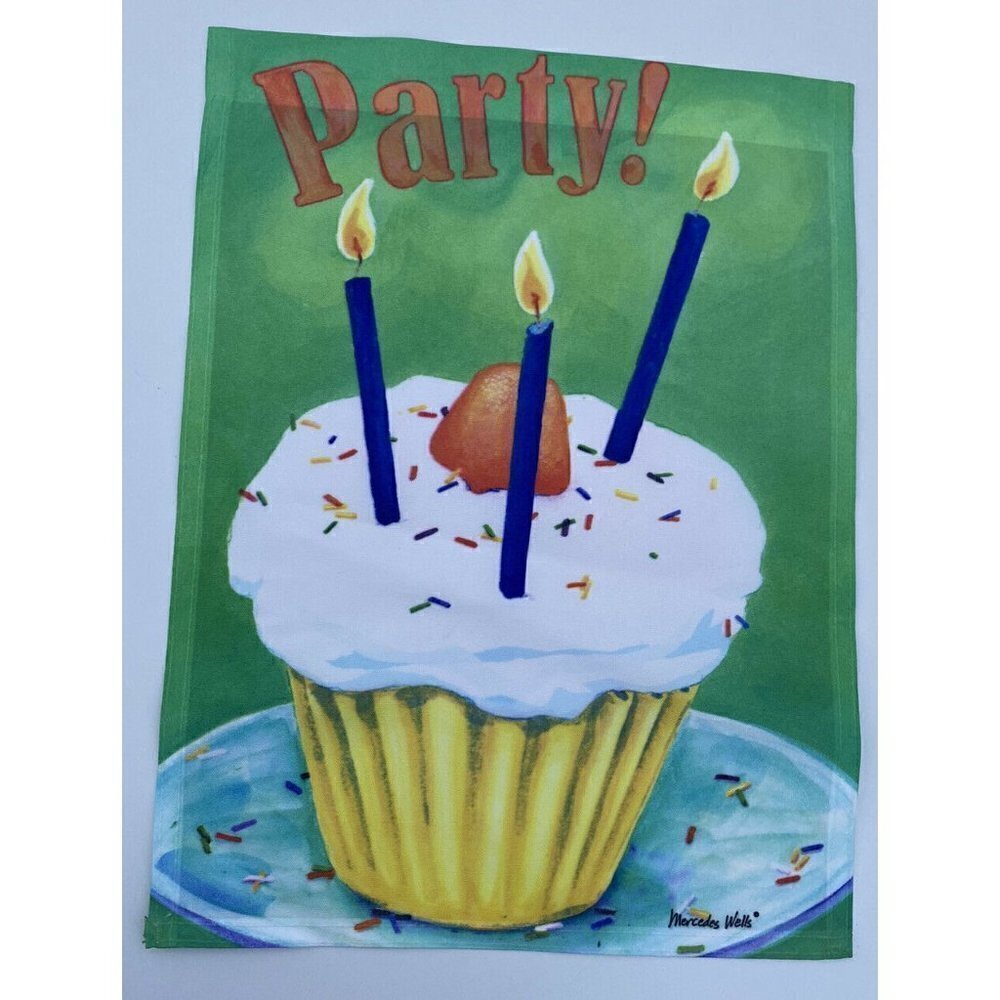 Toland By Design Garden‎ Art Flag 11” x 14.5” Party